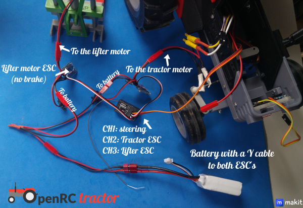 OpenRC tractor lifter diagram